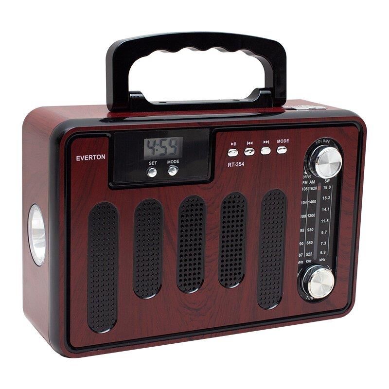 EVERTON RT-354BT USB/SD/FM/AW/SW/AUX/BLUETOOTH DESTEKLİ NOSTALJİK MÜZİK KUTUSU