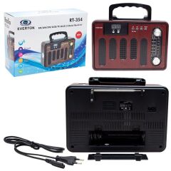EVERTON RT-354BT USB/SD/FM/AW/SW/AUX/BLUETOOTH DESTEKLİ NOSTALJİK MÜZİK KUTUSU