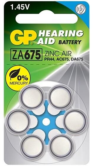 GP ZA675 1.4v İşitme Kulaklık Pili