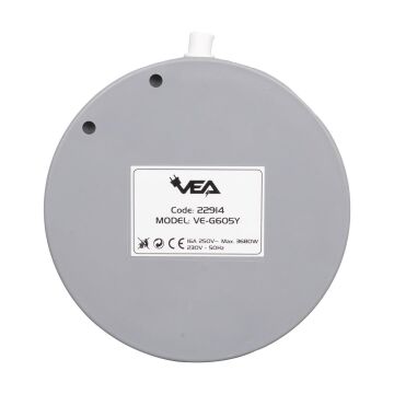Vea VE-G605Y 5'li Anahtarlı 1.5 Metre Grup Priz