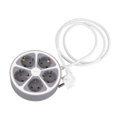 Vea VE-G605Y 5'li Anahtarlı 1.5 Metre Grup Priz