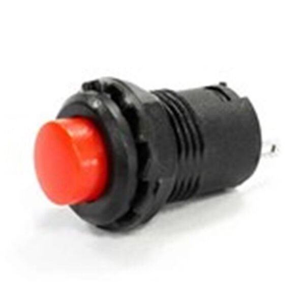 IC-185 D 12MM KALICILI 2 PIN PLASTİK BUTON (5 Lİ PAKET)