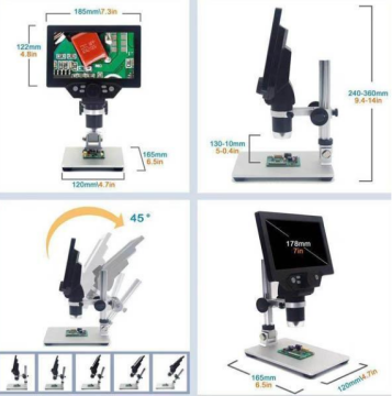 Class CMS 071 Ledli LCD Ekranlı Mikroskop