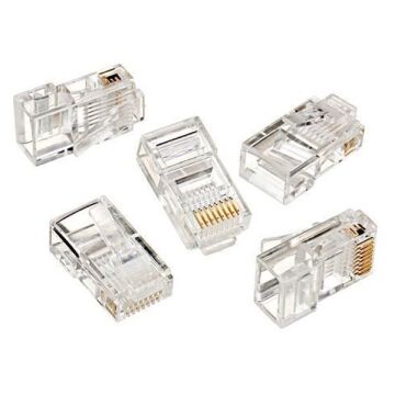 Powermaster RJ45 Cat5 -Cat6 Uç 8P8C Soket  100 Adet