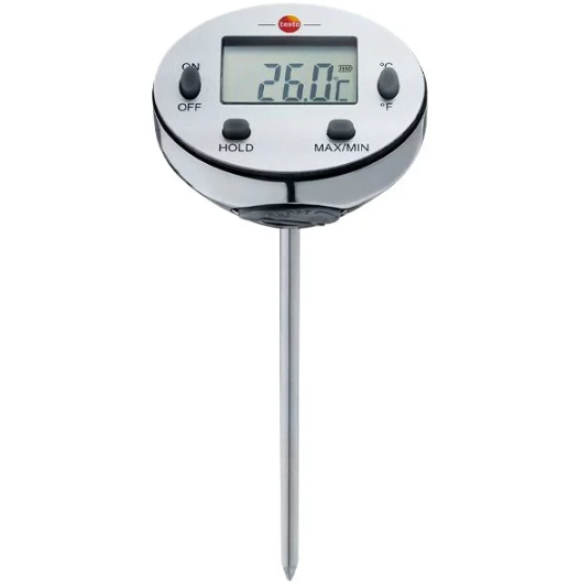 Testo 0560-1113 Su Geçirmez Paslanmaz Mini Termometre