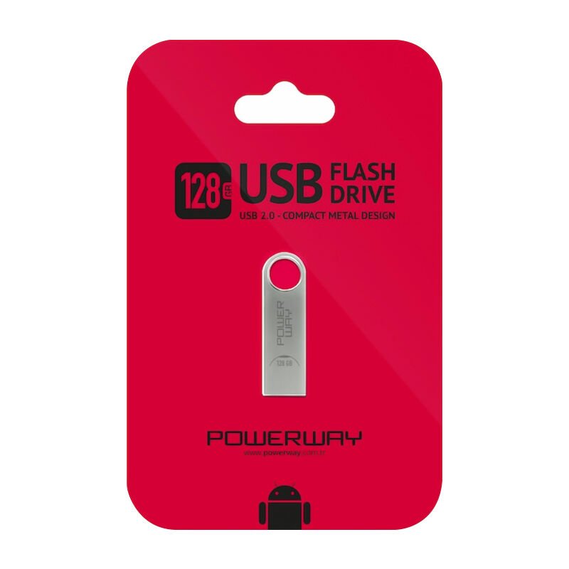 Powerway PW-128 128 GB USB 2.0 Flash Bellek