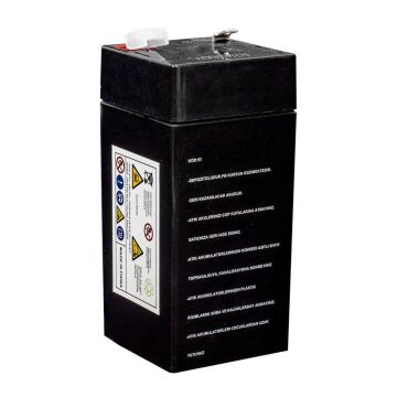 Orbus ORB4-4 4 Volt 4 Amper Dik Akü (45x45x100 Mm)