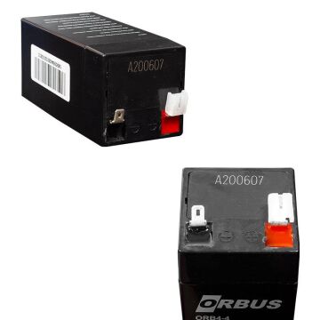 Orbus ORB4-4 4 Volt 4 Amper Dik Akü (45x45x100 Mm)