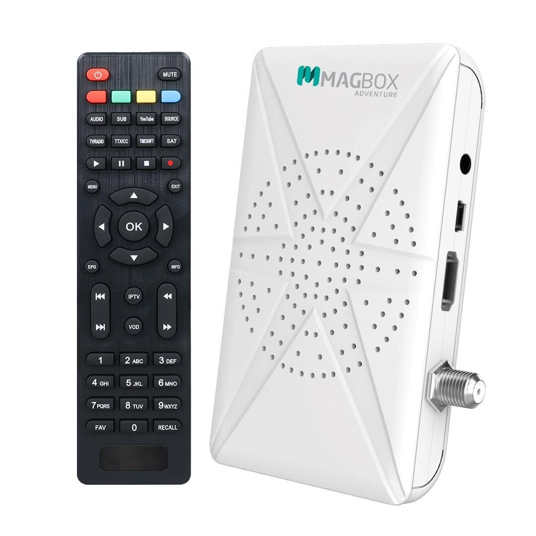Magbox Adventure Full HD Uydu Alıcısı 4000 Kanal TKGS / Youtube / USB Destekli (Uzatma Display Gözlü)