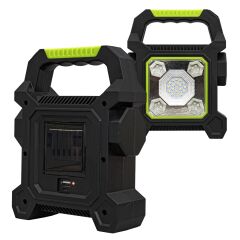 Powermaster JY-258C 3 Kademeli̇ Şarjlı Çok Fonksiyonlu Solar Işıldak