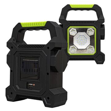 Powermaster JY-258C 3 Kademeli̇ Şarjlı Çok Fonksiyonlu Solar Işıldak