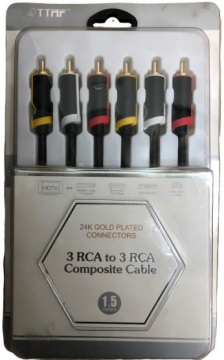 TTAF Kompozit  3 RCA Kablo (1,5 metre)