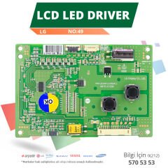 LCD LED DRİVER LG (6917L-0133B,PPW-LE55AR-O (A) REV0.2) (LC550EUN PF F1) (NO:49)