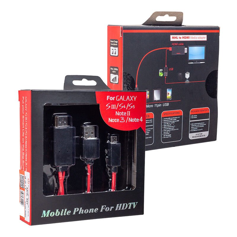 Powermaster Micro Usb S3-S4 HDMI Tv Bağlantı Kablosu Mhl Kit