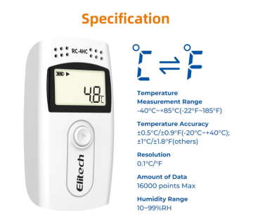 RC-4HC Mini Sıcaklık ve Nem Kayıt Cihazı Datalogger