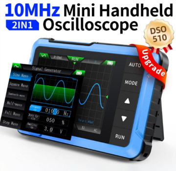 Fnirsi DSO-510 2in1 Mini Dijital Osiloskop ve Sinyal Jeneratörü