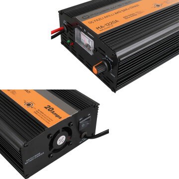 Powermaster MA-1220A 12 Volt 20 Amper Üç Fazlı Akıllı Akü Şarj Cihazı