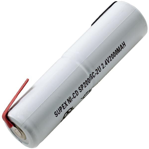 Supex Üst Üste Dik 2'li 2.4V 2000mAh Süpürge Pili