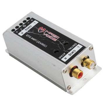 MagicVoice MV-279 Orijinal Teyp Amfi Dönüştürücü 2 Kanal Ayarlı Deck Çevirici Ayarlı High-Low