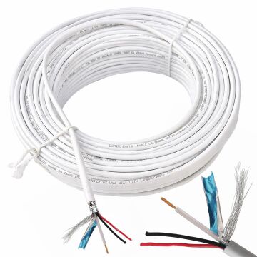 Botech 2+1 0.50x0.18mm CCA CCTV Kamera Kablosu (100 Metre)