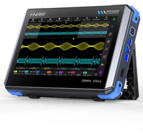 FNIRSI DPOS350P 4'ü 1 Arada 350MHz 1GSPS Osiloskop + Sinyal Jeneratörü + Spektrum Analizörü + Frekans Tepkisi Analizörü