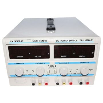 Tussle TPS-303D-II 0-30V 0-60V 3A Çift Çıkışlı Ayarlı Güç Kaynağı