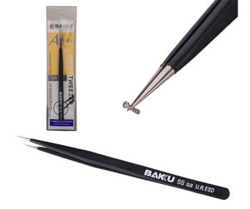 Baku BK-A8-SS-SA-ESD İnce Uzun Uçlu Cımbız