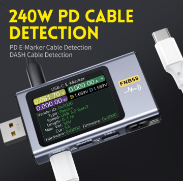 Fnirsi FNB58 USB Hızlı Şarj Test Cihazı