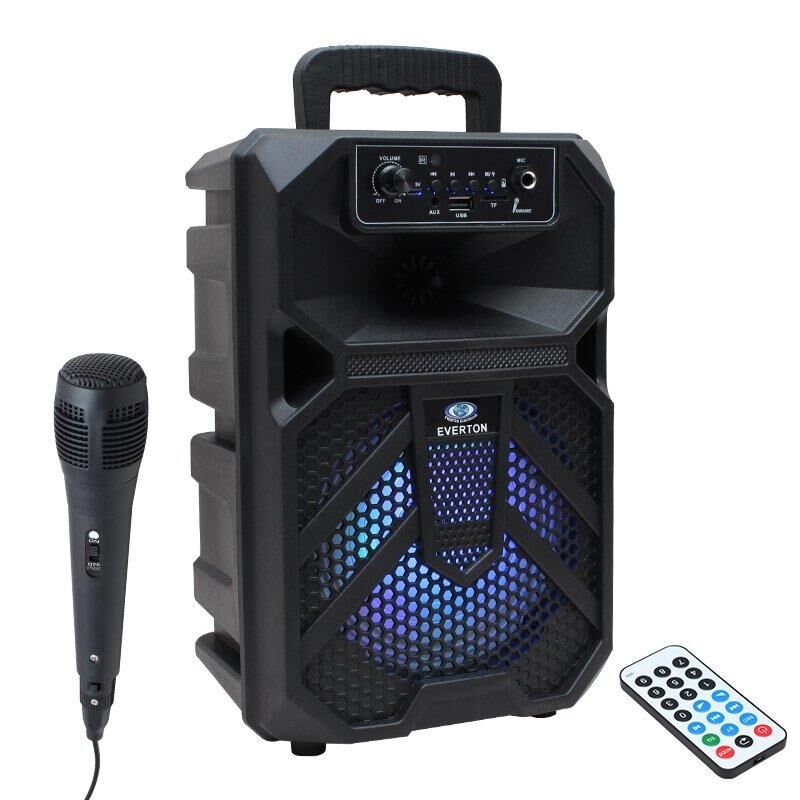 EVERTON RT-401BT USB/SD/FM/BLUETOOTH DESTEKLİ EL MİKROFONLU TAŞINABİLİR HOPARLÖR