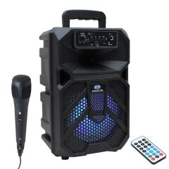 EVERTON RT-401BT USB/SD/FM/BLUETOOTH DESTEKLİ EL MİKROFONLU TAŞINABİLİR HOPARLÖR