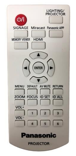 Panasonic Projektör Projeksiyon Kumandası