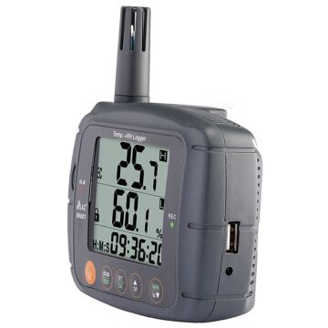 AZ 88081 Profesyonel Sıcaklık ve Nem Ölçer | Kayıt Özellikli