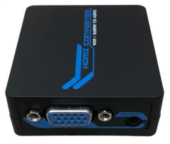 Vga To Hdmı + Stereo Converter Dönüştürücü Çevirici Adaptör A/V Mini