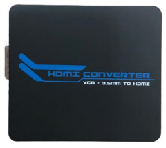 Vga To Hdmı + Stereo Converter Dönüştürücü Çevirici Adaptör A/V Mini