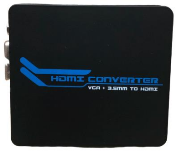 Vga To Hdmı + Stereo Converter Dönüştürücü Çevirici Adaptör A/V Mini