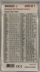 Showmax 6000 Hafızalı Akıllı Klima Kumandası