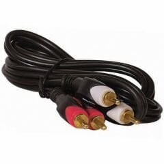 PowerMaster PM-7774 2RCA-2RCA Gold 1.5 Metre Kablo