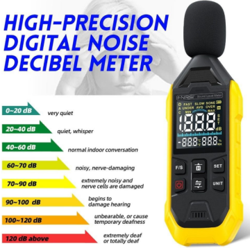 FNIRSI FDM01 Dijital Gürültü Desibel Ölçer