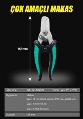 Proskit SR-332 Çok Amaçlı Makas