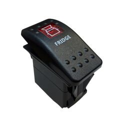 PowerMaster Buzdolabı Sembollü Işıklı 3 Pinli On-Off 12-24V Marin Switch