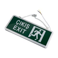 ZMR ZMR-670/Y.00 3W Tek Yön Acil Çıkış Yönlendirme Tabelası - Lambası (38X30X36mm)