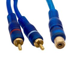 Anfi Y RCA Kablo 1 Dişi 2 Erkek 25 Cm Silikon Kablo