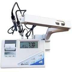 AZ 86555 Yazıcılı Masaüstü pH | İletkenlik | TDS | Tuzluluk | Sıcaklık Ölçer