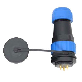 SD28 Su Geçirmez 3 Pin  Erkek-Dişi Yuvarlak 28 Mm Konnektör