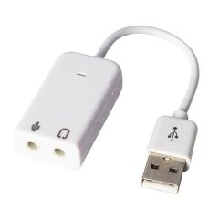PLATOON PL-5663 USB TO 7.1 SES ÇEVİRİCİ APARAT KABLOLU USB SES KARTI