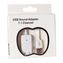 PLATOON PL-5663 USB TO 7.1 SES ÇEVİRİCİ APARAT KABLOLU USB SES KARTI