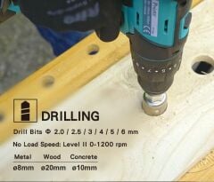 Proskit PT-1801F 18V Li-Ion Şarjlı Darbeli Matkap