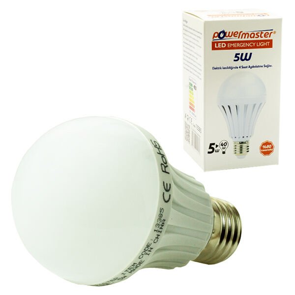 PowerMaster 5 Watt E27 220 Volt Beyaz LED Ampul