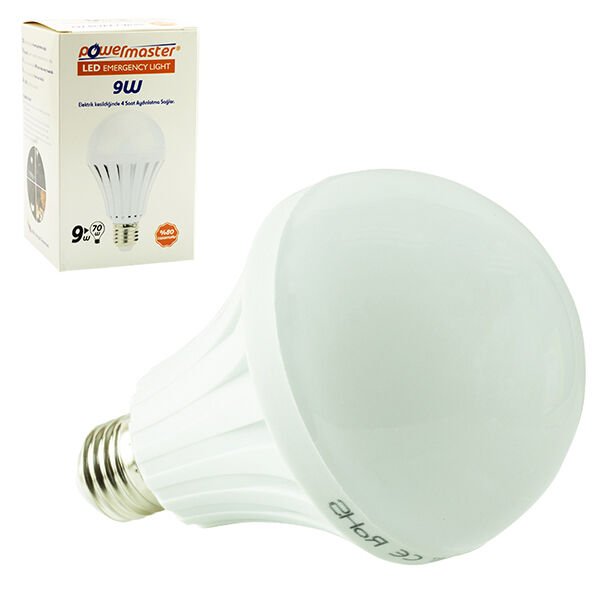 PowerMaster E27 9 Watt 6500K Beyaz LED Ampul Enerji Tasarruflu