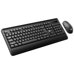 Lenovo Lecoo KW202 Kablosuz Q Klavye - Mouse Set Siyah